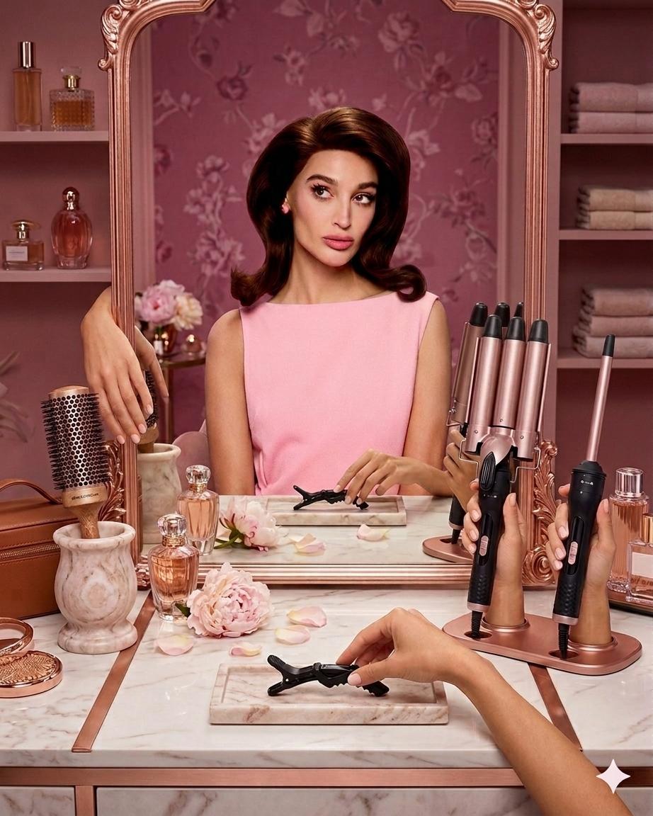 تسريحة فخمة بجهاز hair tea